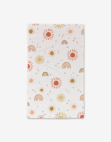 Happy Skies Luxe Hand Towel by Geometry