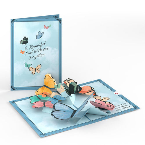 Celebration of Life Sympathy Butterflies Lovepop Card