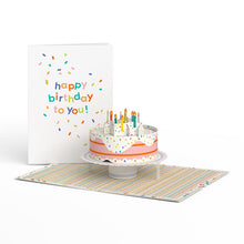 Load image into Gallery viewer, Happy Birthday to You! Confetti Cake Lovepop Card
