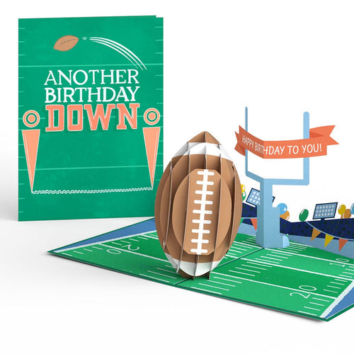 Another Birthday Down Football Lovepop Card