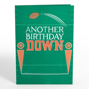 Another Birthday Down Football Lovepop Card