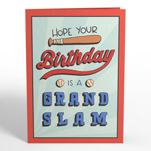 Load image into Gallery viewer, Grand Slam Birthday Baseball Lovepop Card
