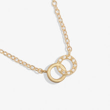 Load image into Gallery viewer, Mini Charms Pavé Linked Circles Necklace
