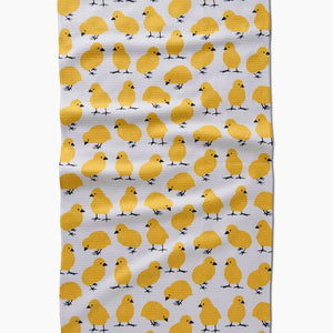 Peep Parade Kitchen Tea Towel by Geometry