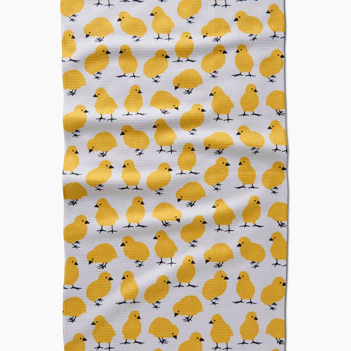 Peep Parade Kitchen Tea Towel by Geometry