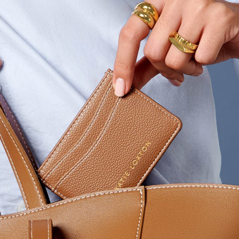 Perri Card Holder - Cognac