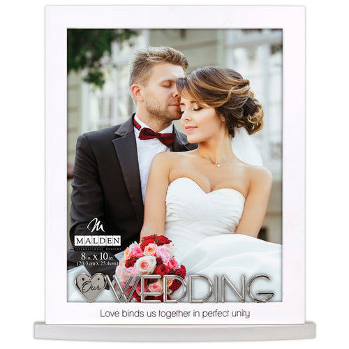 Our Wedding Modern Statement Wedding Photo Frame 8x10