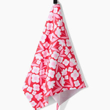 Load image into Gallery viewer, Pink Blooms Kitchen Tea Towel by Geometry
