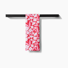 Load image into Gallery viewer, Pink Blooms Kitchen Tea Towel by Geometry
