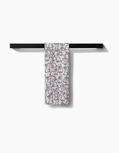 Load image into Gallery viewer, Playful Bunnies Kitchen Tea Towel by Geometry
