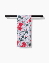 Load image into Gallery viewer, Poinsettia Bramble Kitchen Tea Towel by Geometry
