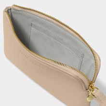 Load image into Gallery viewer, Positivity Pouch Wristlet Pouch - Light Taupe
