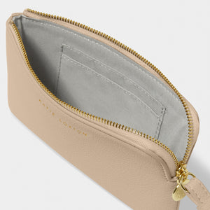 Positivity Pouch Wristlet Pouch - Light Taupe