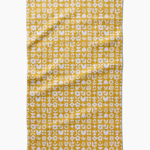 Scandi Spring Kitchen Tea Towel by Geometry