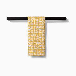 Scandi Spring Kitchen Tea Towel by Geometry