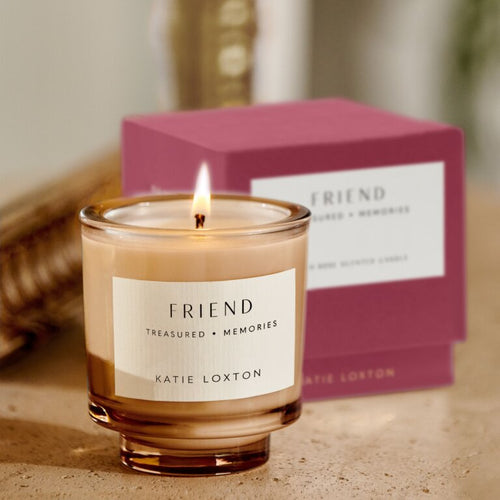 Sentiment Candle 'Friendship' - Peach Rose And Sweet Mandarin