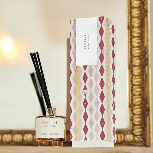 Sentiment Reed Diffuser 'Festive' - Cinnamon And Nutmeg Chai