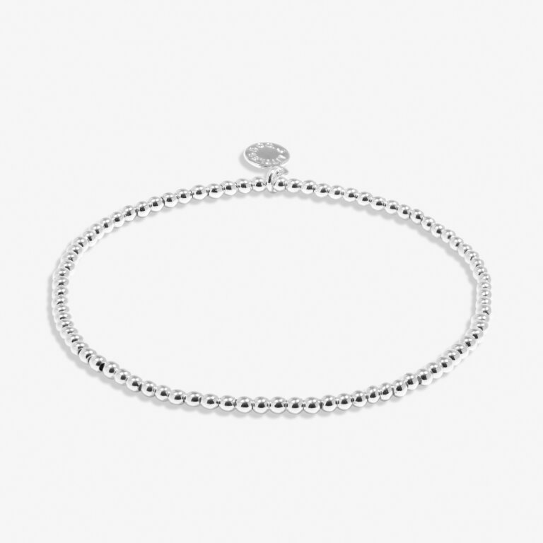 Silver Bead Stacking Bracelet - 2.5mm