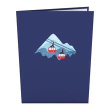 Load image into Gallery viewer, Ski Village Lovepop card
