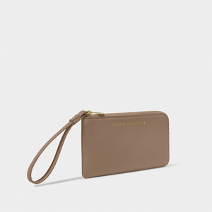 Small Wristlet Pouch - Mocha