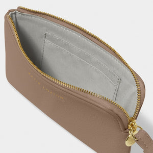 Small Wristlet Pouch - Mocha