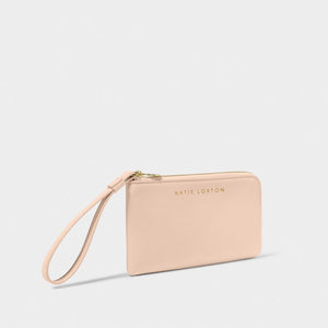 Small Wristlet Pouch - Nude Pink