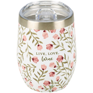 Stemless Wine Tumbler - Live Love Wine