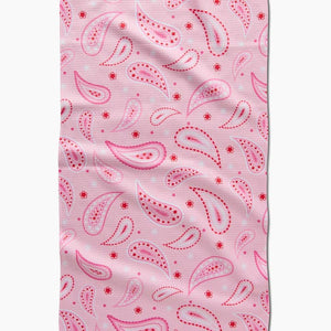 Sweet Paisley Kitchen Tea Towel by Geometry