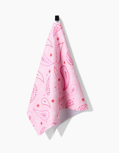 Sweet Paisley Kitchen Tea Towel by Geometry