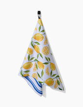 Load image into Gallery viewer, Double Sided - Lemon Bliss Kitchen Tea Towel by Geometry
