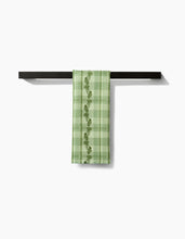 Load image into Gallery viewer, Celtic Plaid Kitchen Tea Towel by Geometry
