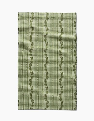 Celtic Plaid Kitchen Tea Towel by Geometry