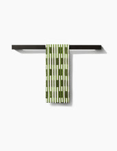 Load image into Gallery viewer, Clover Stripe Kitchen Tea Towel by Geometry
