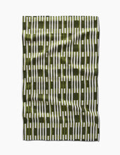 Load image into Gallery viewer, Clover Stripe Kitchen Tea Towel by Geometry
