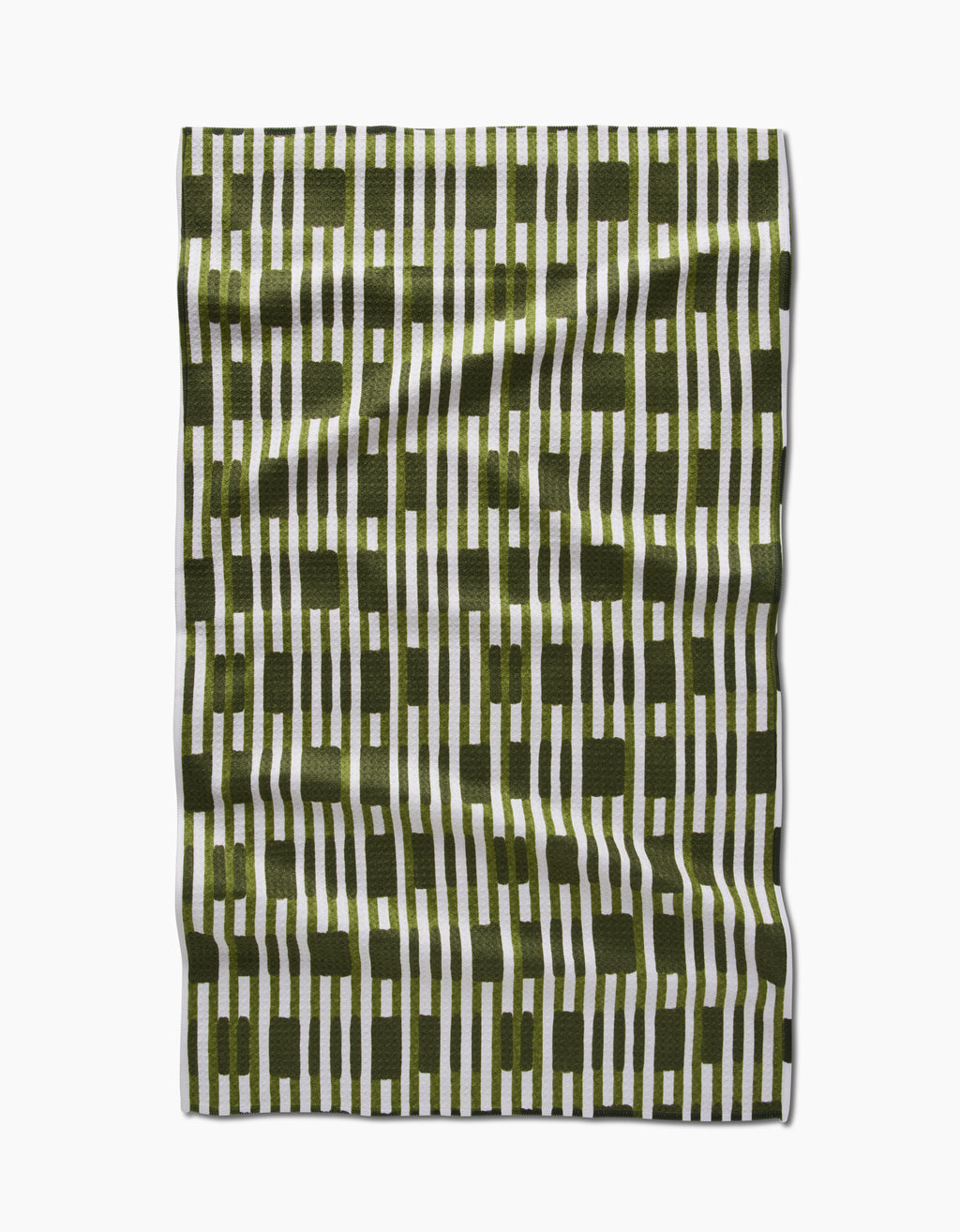 Clover Stripe Kitchen Tea Towel by Geometry