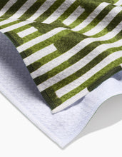 Load image into Gallery viewer, Clover Stripe Kitchen Tea Towel by Geometry
