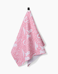 Cowgirl Chic Kitchen Tea Towel by Geometry