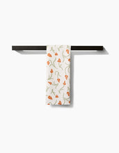 Load image into Gallery viewer, Crayon Floral Kitchen Tea Towel by Geometry
