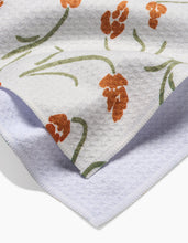 Load image into Gallery viewer, Crayon Floral Kitchen Tea Towel by Geometry
