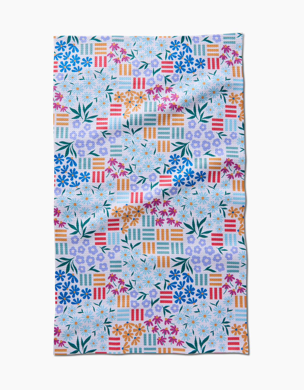 Floral Garden Kitchen Tea Towel by Geometry