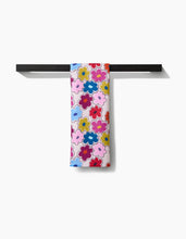 Load image into Gallery viewer, Flower Fling Kitchen Tea Towel by Geometry
