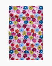 Load image into Gallery viewer, Flower Fling Kitchen Tea Towel by Geometry
