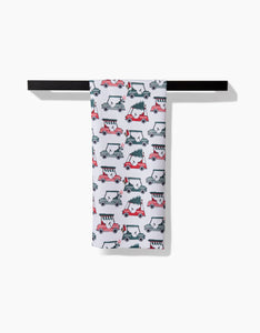 Holiday Golf Kitchen Tea Towel by Geometry