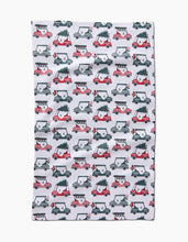 Load image into Gallery viewer, Holiday Golf Kitchen Tea Towel by Geometry
