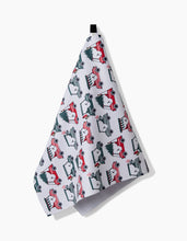 Load image into Gallery viewer, Holiday Golf Kitchen Tea Towel by Geometry
