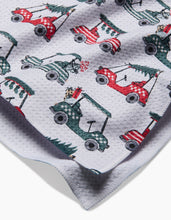 Load image into Gallery viewer, Holiday Golf Kitchen Tea Towel by Geometry
