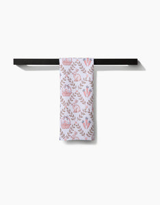 Hopscotch Harvest Kitchen Tea Towel by Geometry