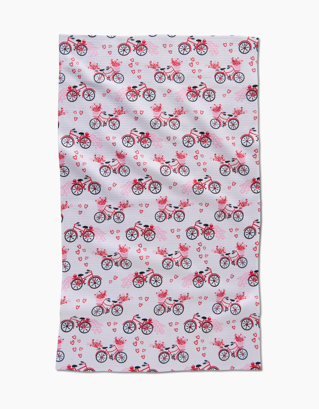 Love Bikes Kitchen Tea Towel by Geometry