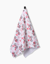 Load image into Gallery viewer, Love Bikes Kitchen Tea Towel by Geometry
