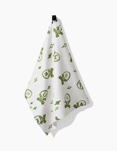 Lucky Bow Kitchen Tea Towel by Geometry